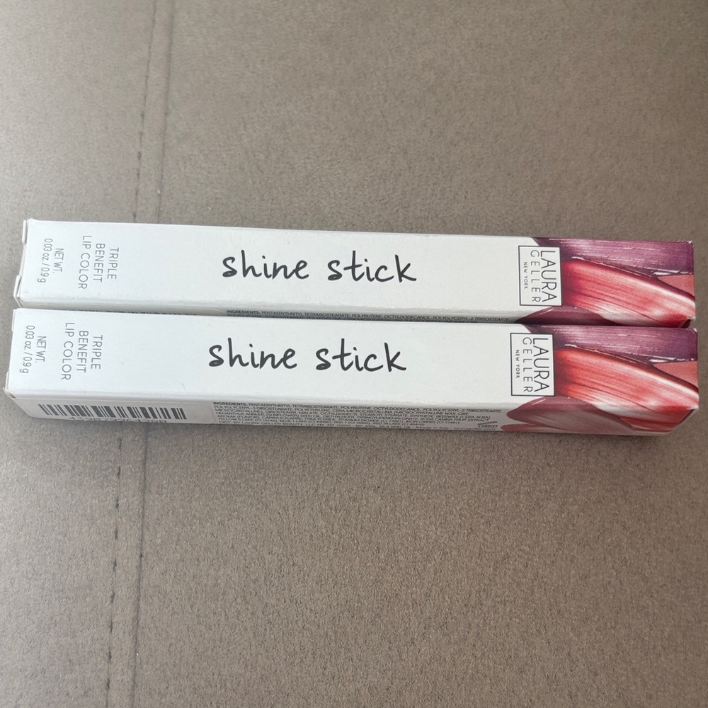 NEW Laura Geller Shine Stick Lip Color - Vibrant Pink Dazzle - Picture 4 of 7